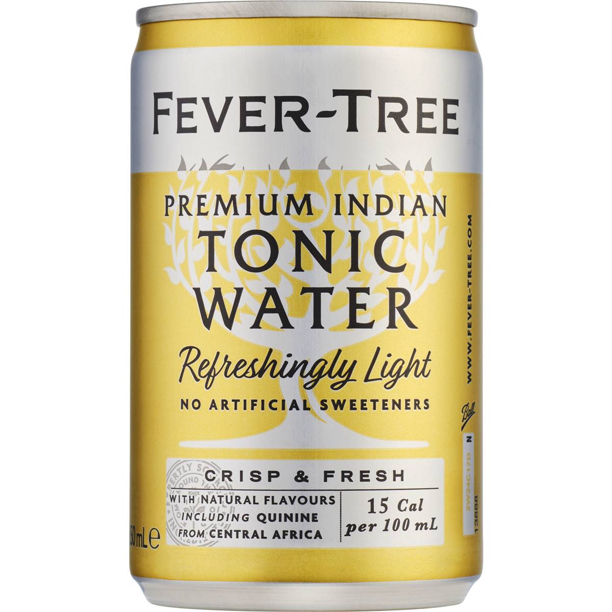 Fevertree Refreshingly Light Indian Tonic Water 150ml X 8 Pack Woolworths