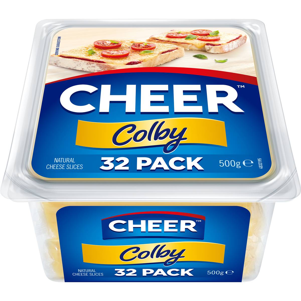 Cheer Cheese Slices Colby 500g Woolworths