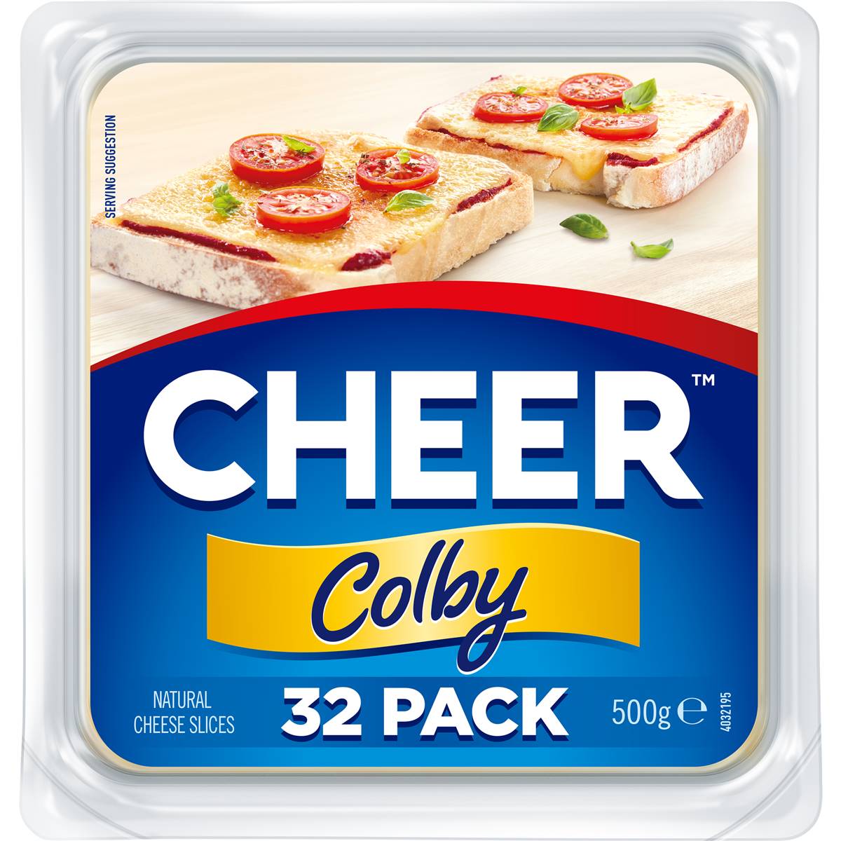 Cheer Cheese Colby Cheese Slices 500g Woolworths