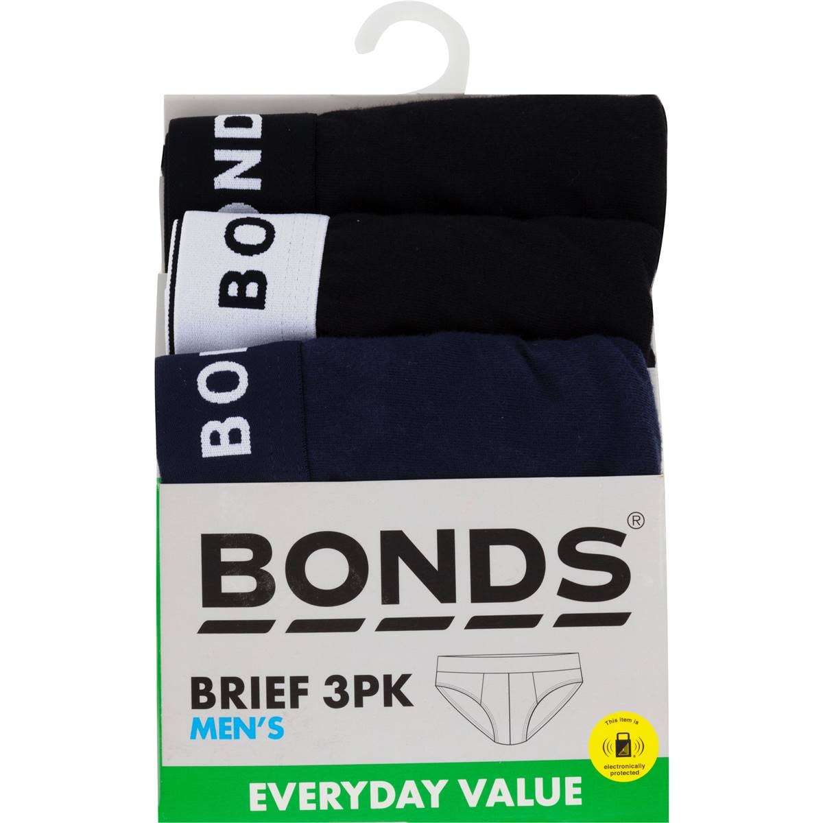 Bonds Men's Everyday Value Briefs Extra Large 3 Pack Woolworths