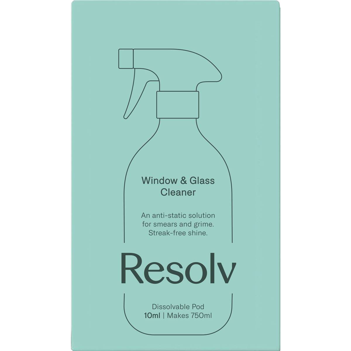 Resolv Window & Glass Cleaner Pod 10ml Woolworths