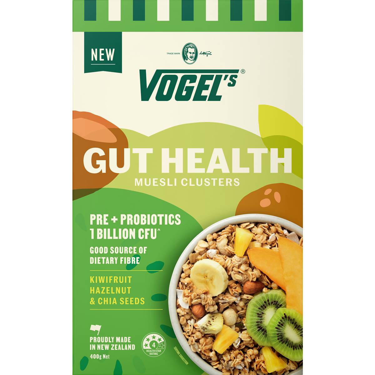 Vogel's Gut Health Muesli Clusters 400g Woolworths