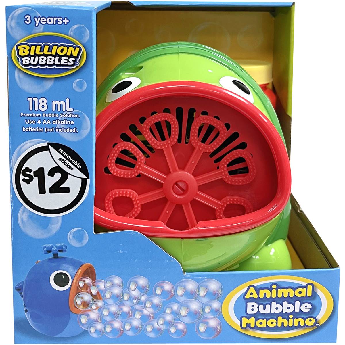 Placo Animal Bubble Machine Assorted Each Woolworths