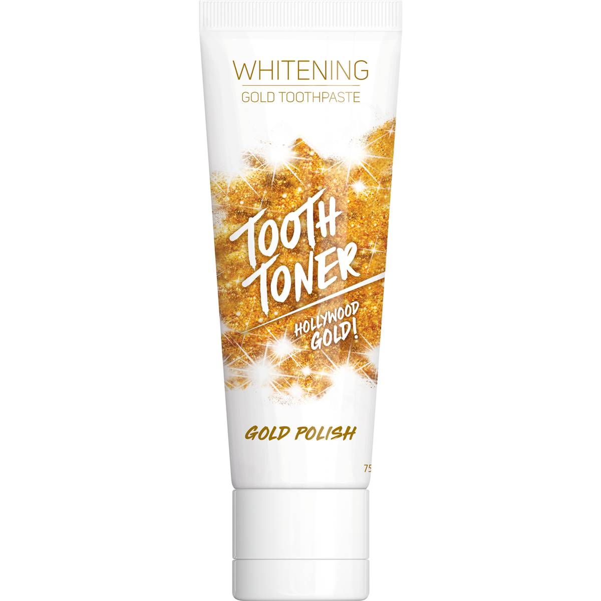 Tooth Toner Hollywood Gold Whitening Toothpaste 75ml Woolworths