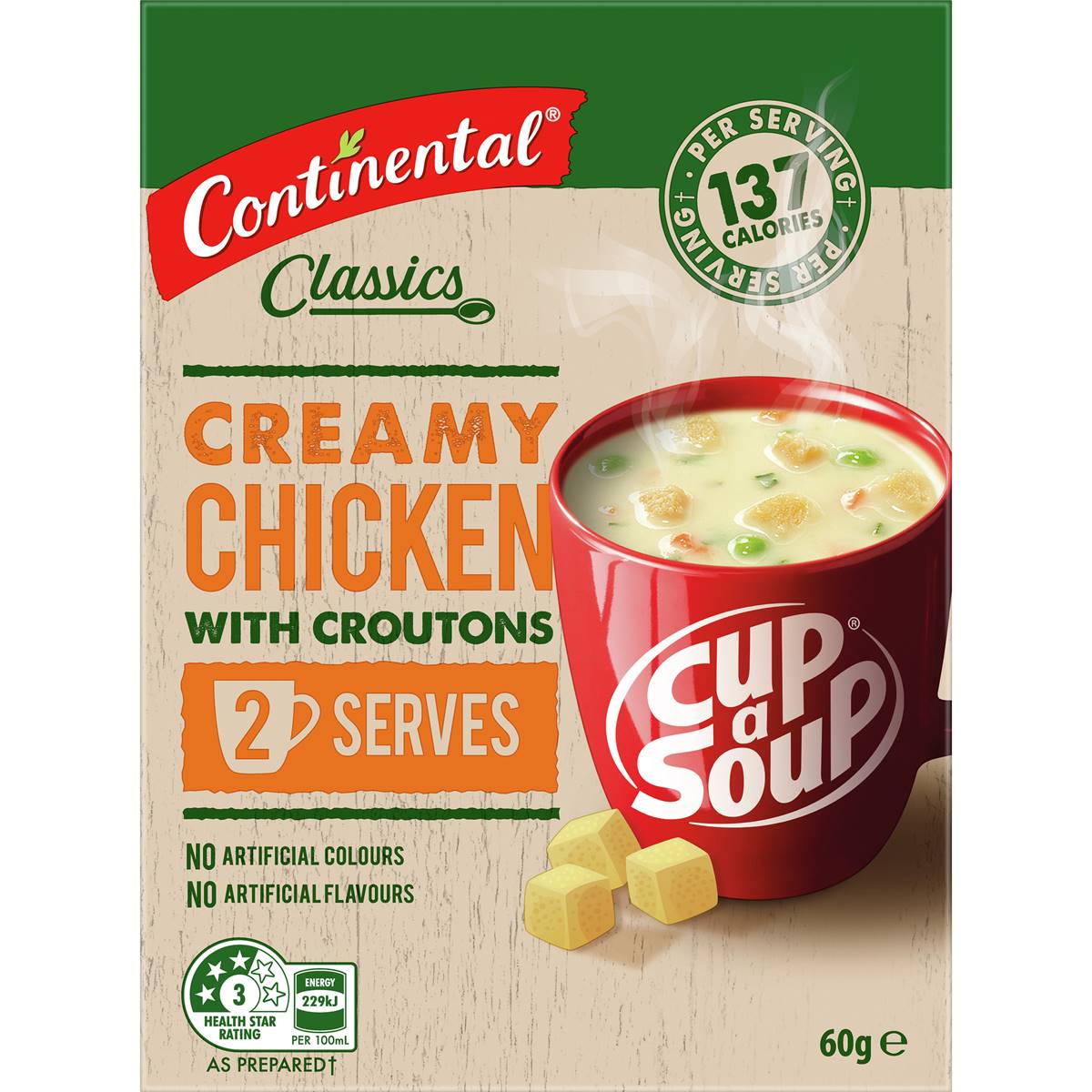 Continental Classics Cup A Soup Creamy Chicken With Croutons