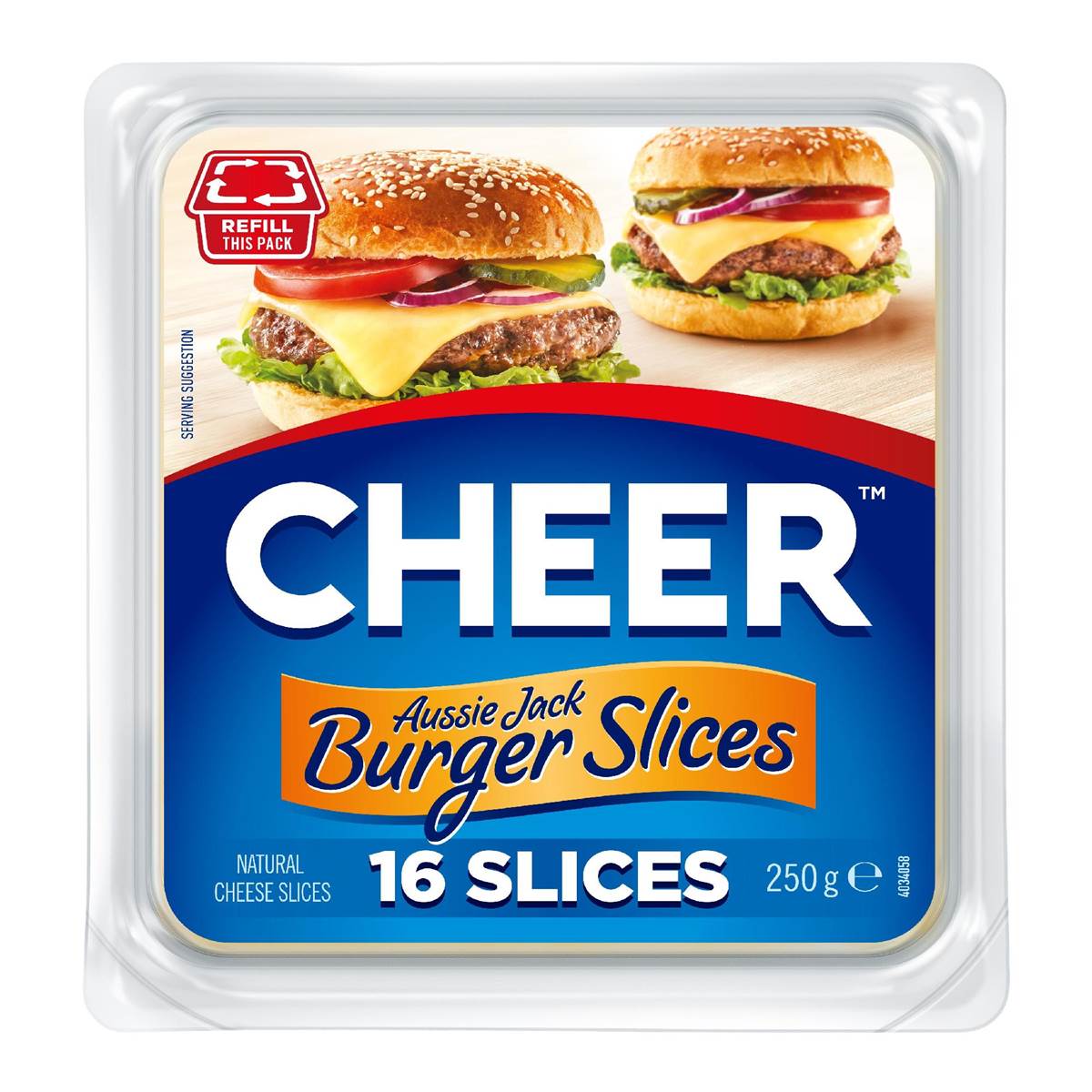Cheer Aussie Jack Burger Slices 