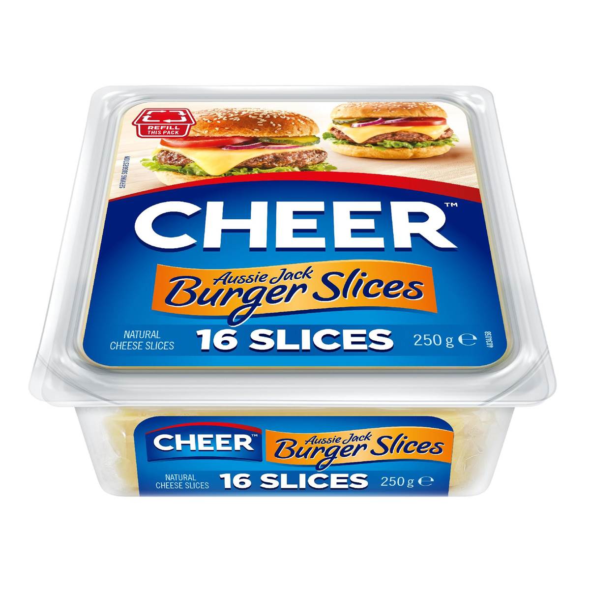 Cheer Aussie Jack Burger Slices 250g Woolworths