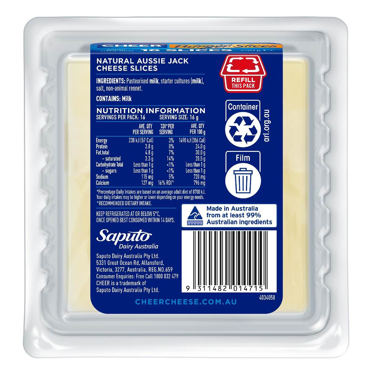 Cheer Aussie Jack Burger Slices 250g Woolworths