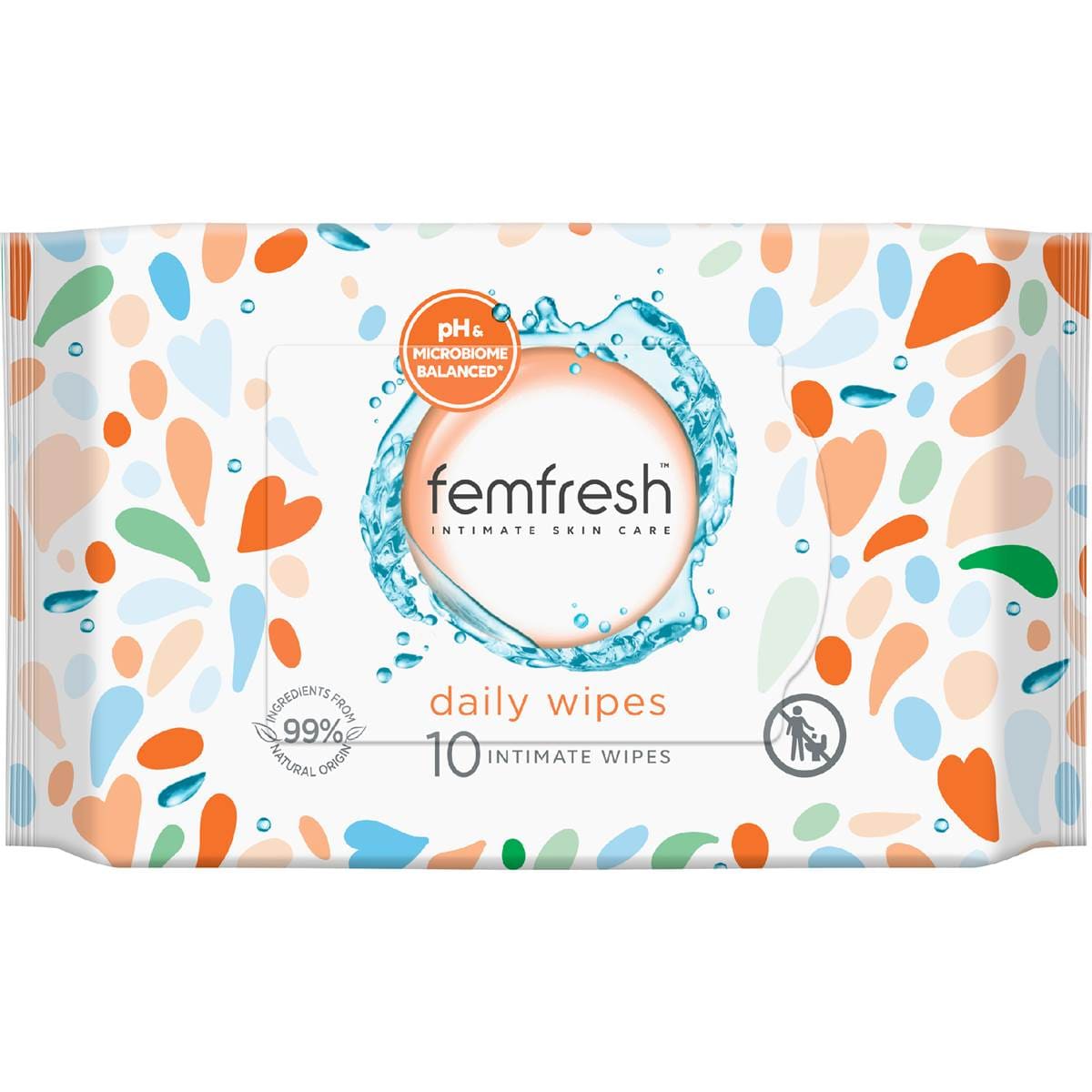Femfresh Pocket Wipes 10 Pack Woolworths