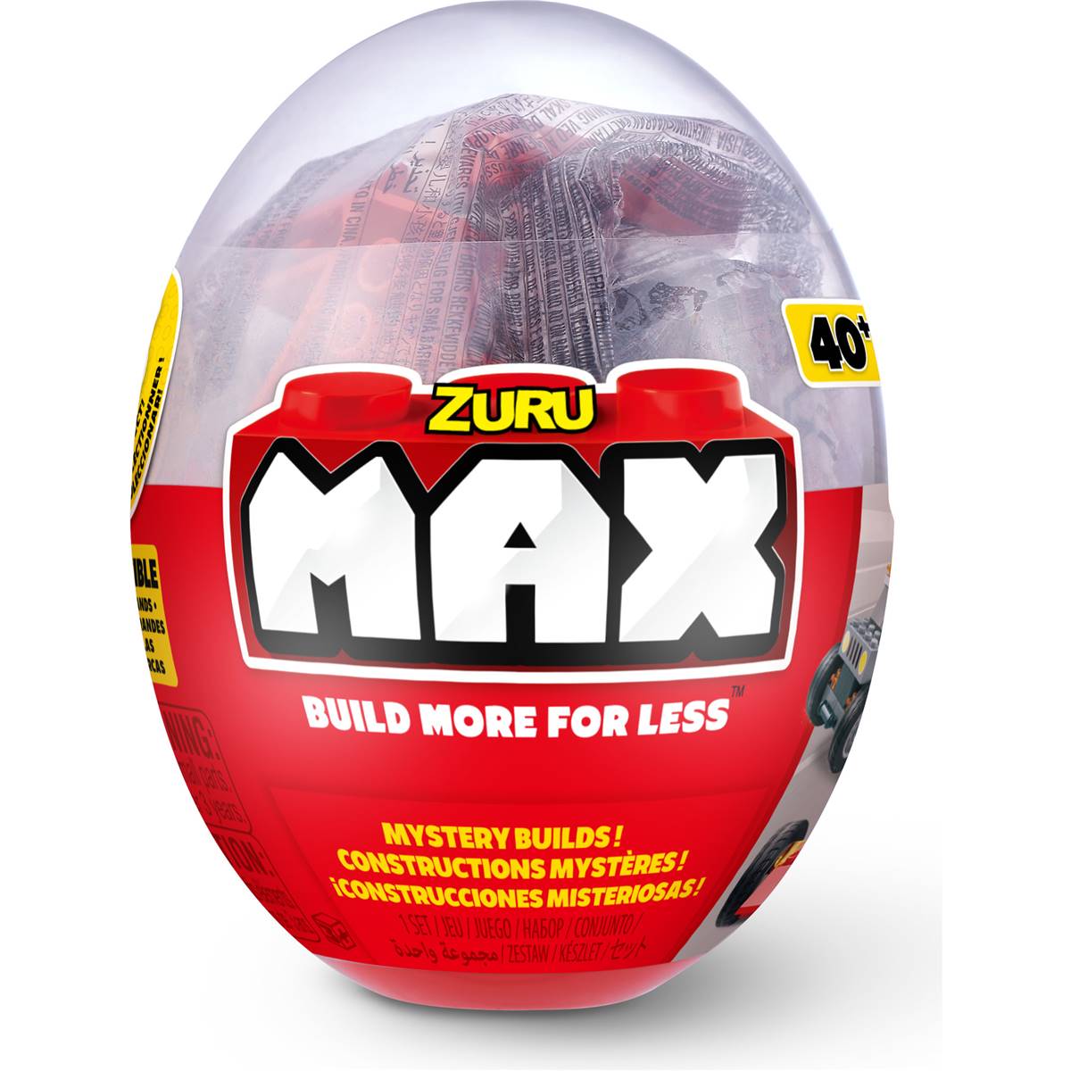 Max Build Egg Capsule 40+ Bricks Each Woolworths