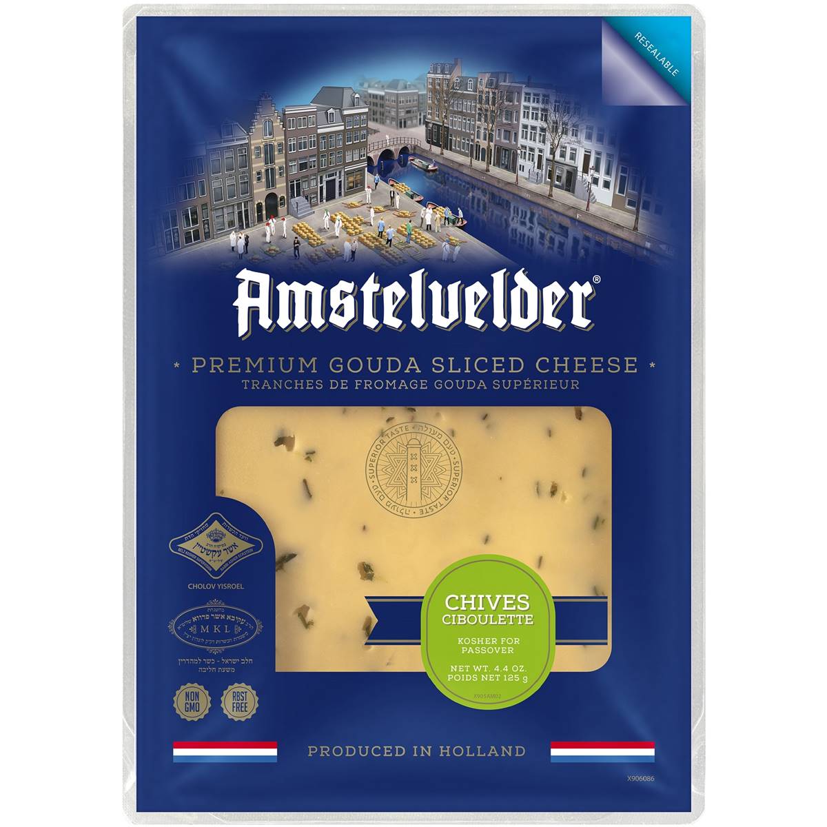 Amstelvelder Cheese Slices Chives