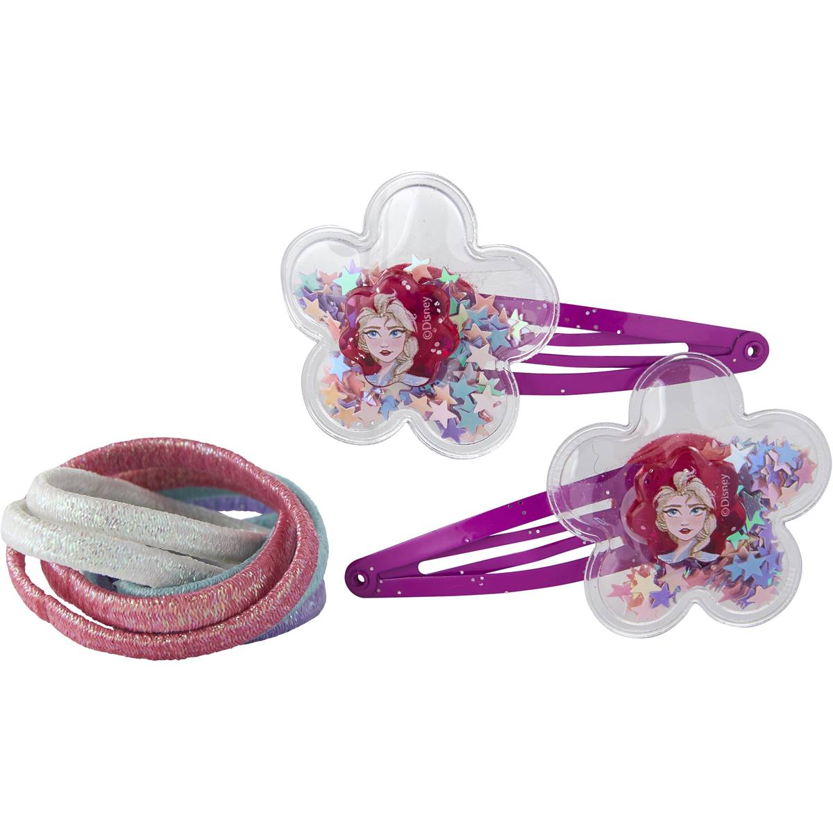 Frozen Hair Ties & Clips Multipack Each Woolworths