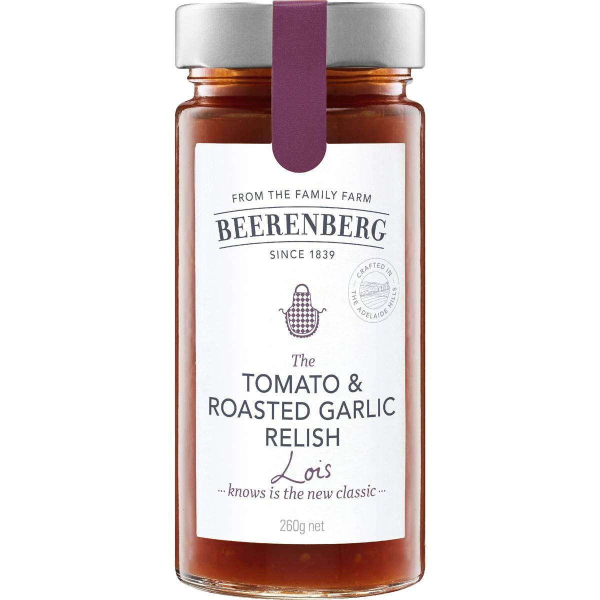 Beerenberg The Tomato & Roasted Garlic Relish 260g