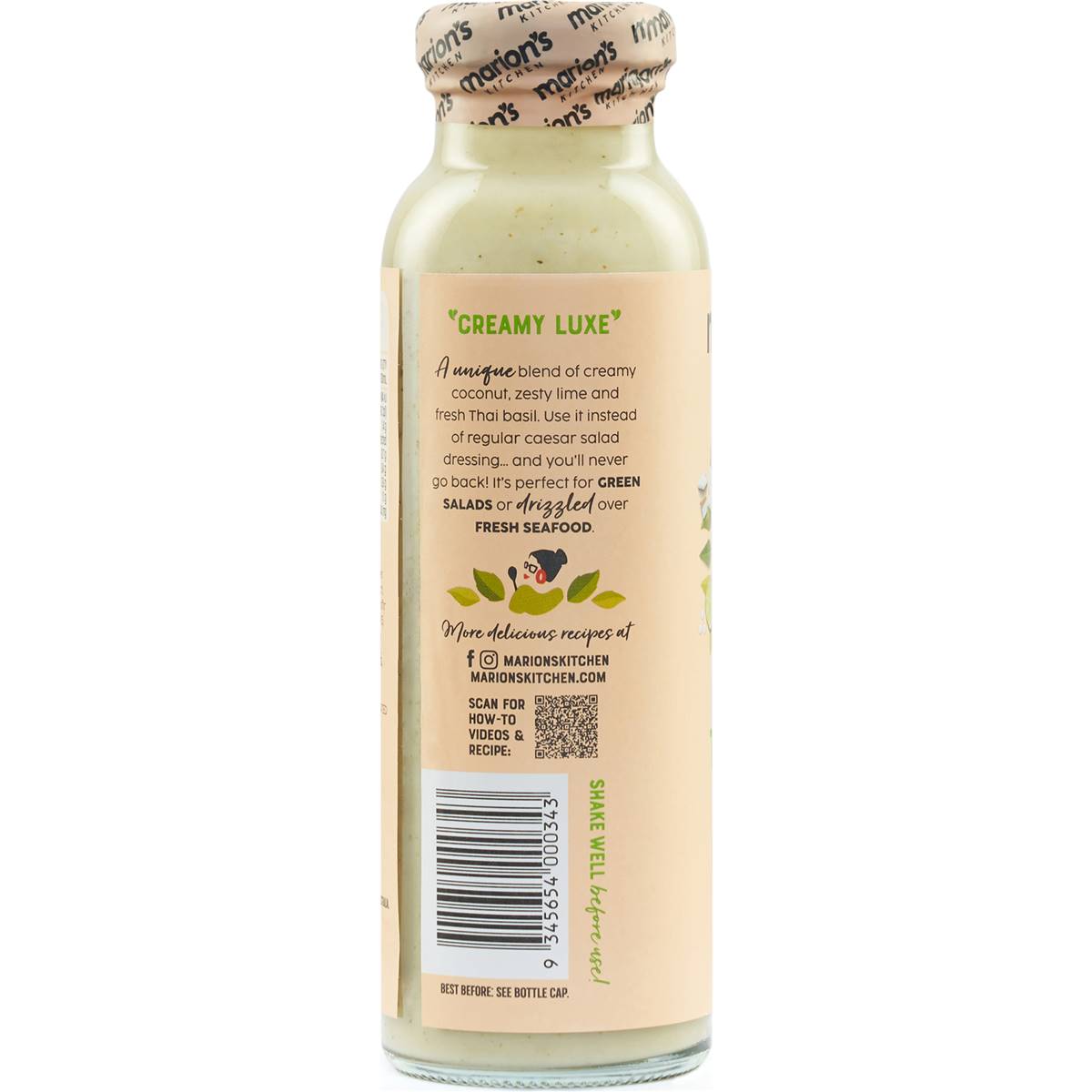 Marion's Kitchen Thai Basil Lime & Coconut Salad Dressing 240ml