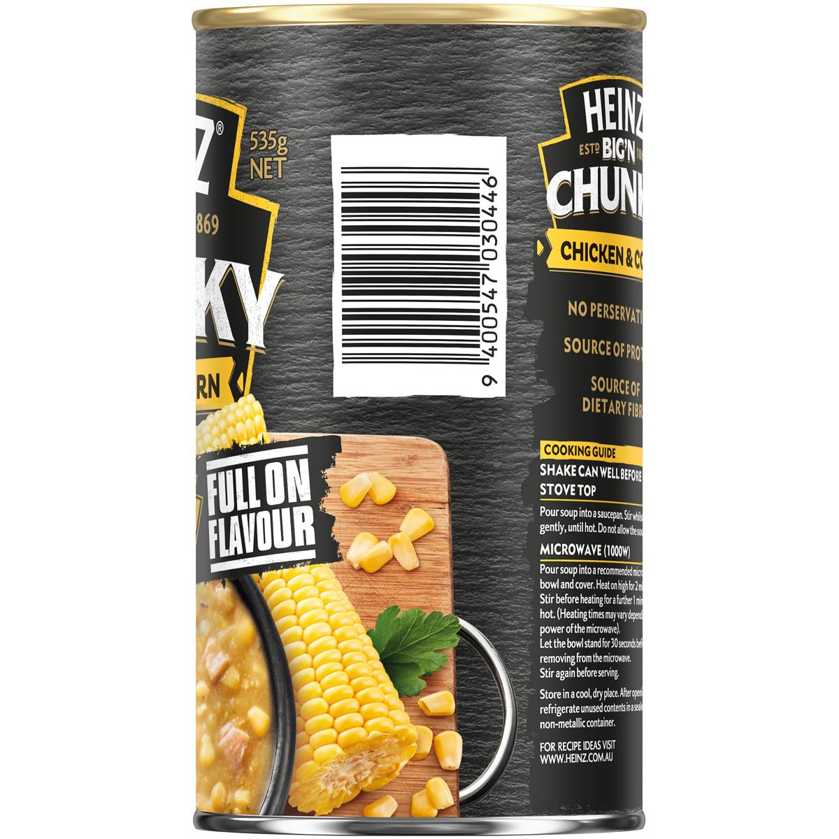 Heinz Big N Chunky Canned Soup Chicken & Corn 535g Woolworths