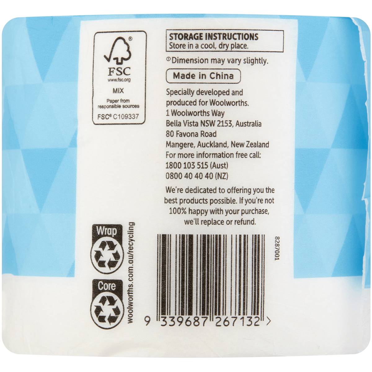 Vevelle White Toilet Tissue Paper 1 Ply 1000 Sheets Each Woolworths