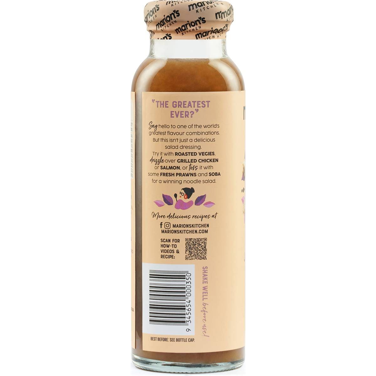 Marion's Kitchen Japanese Ginger & Sesame Salad Dressing 240ml Woolworths
