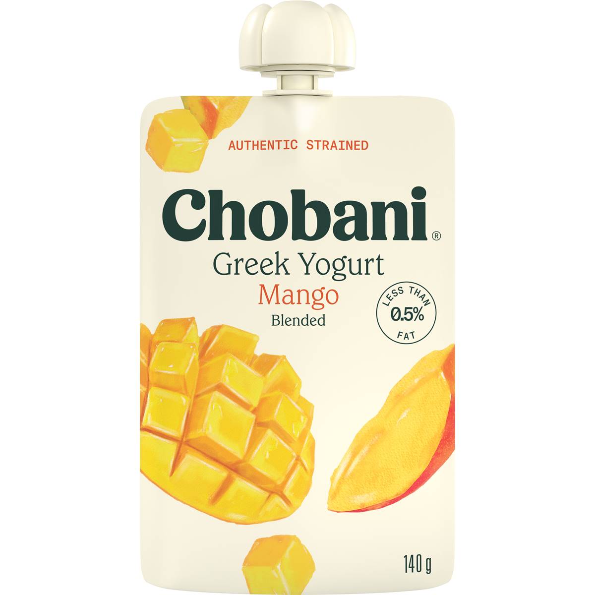 Chobani Yoghurt Mango Pouch 140g Woolworths