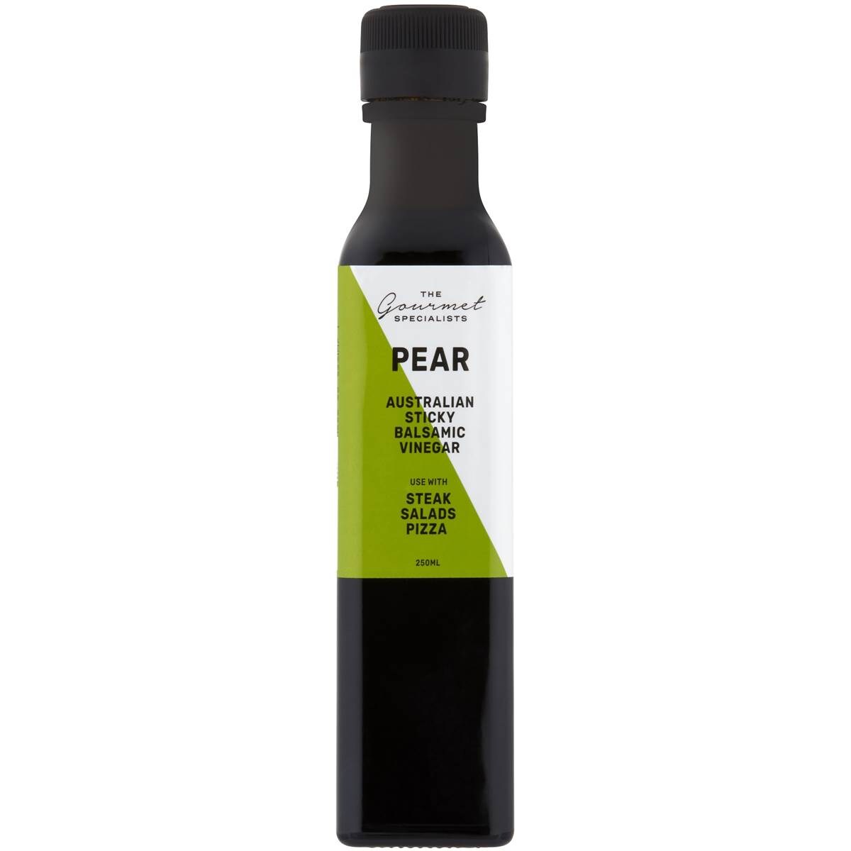 The Gourmet Specialists Pear Sticky Balsamic Vinegar 250ml Woolworths