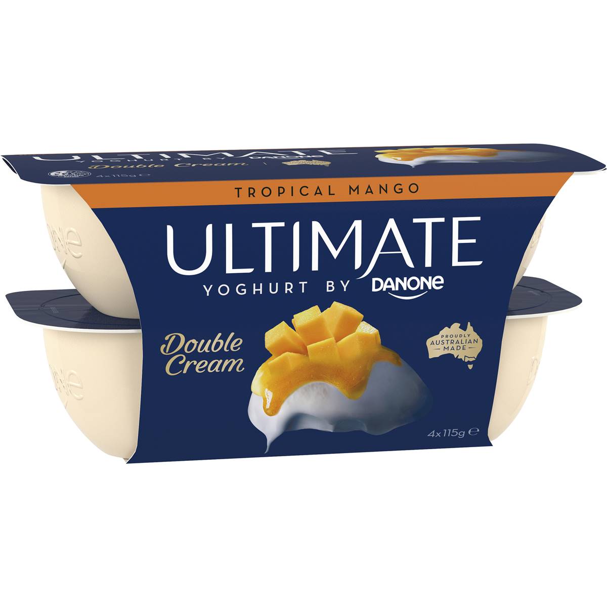 Ultimate Danone Double Cream Yoghurt Mango