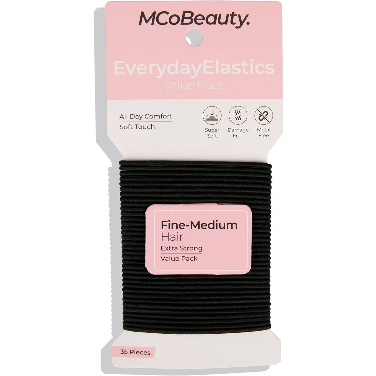 Mcobeauty Everyday Hair Elastics Fine To Medium Assorted Each Woolworths