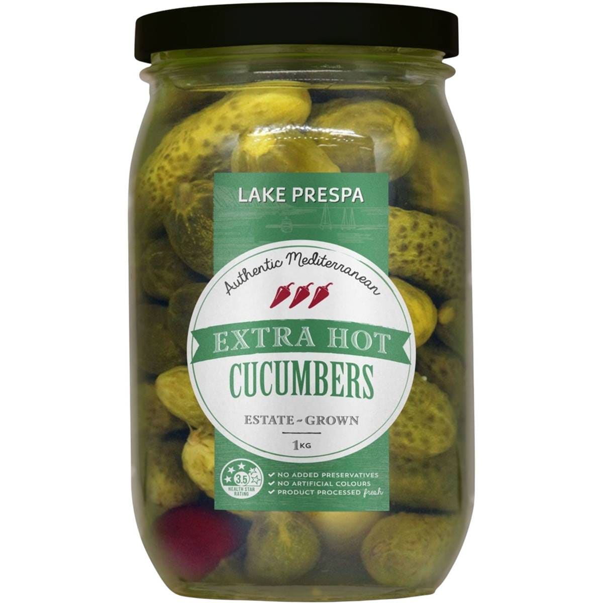Lake Prespa Extra Hot Cucumbers 1kg Woolworths