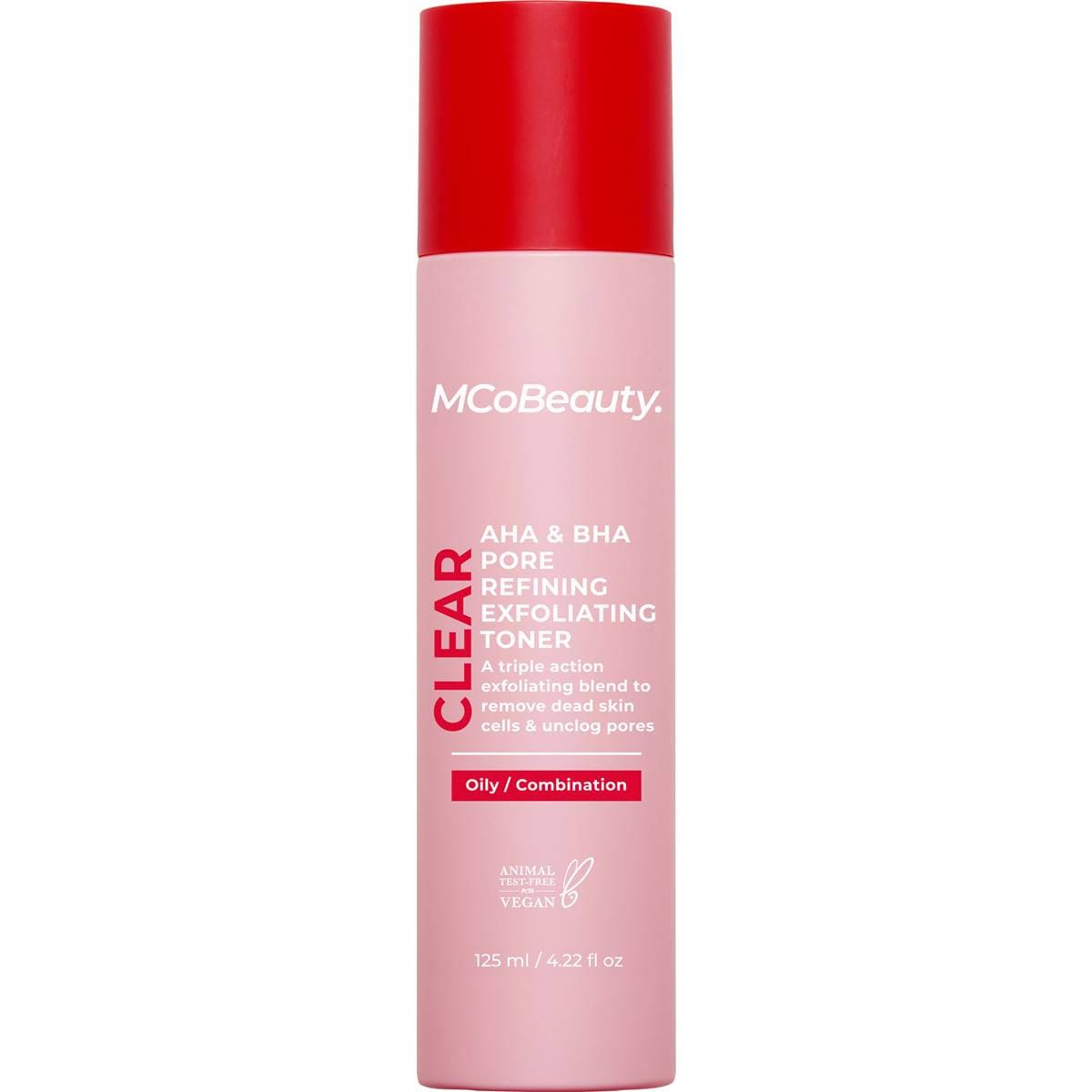Mcobeauty Aha & Bha Pore Refining Exfoliating Toner 125ml | Woolworths