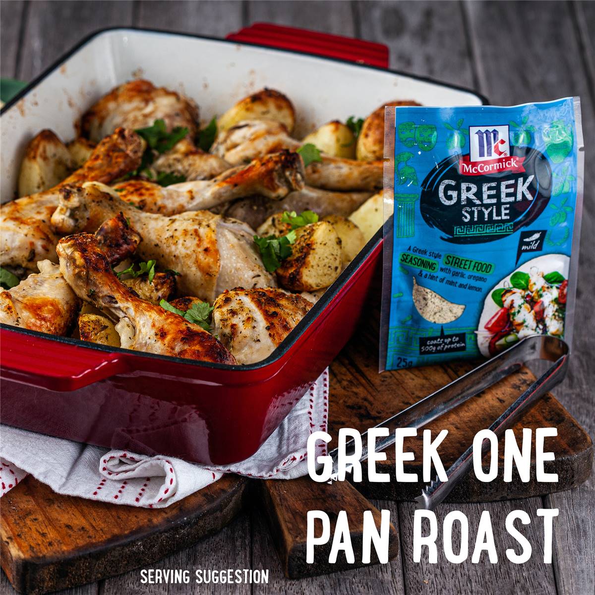 Mccormick Greek Style Street Food Seasoning 25g Woolworths