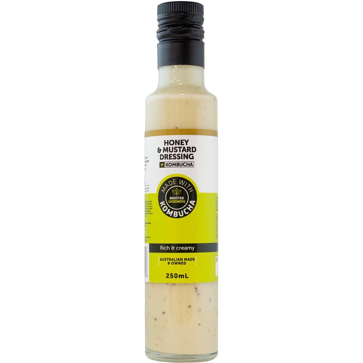 Made With Kombucha Honey & Mustard Dressing 250ml Woolworths