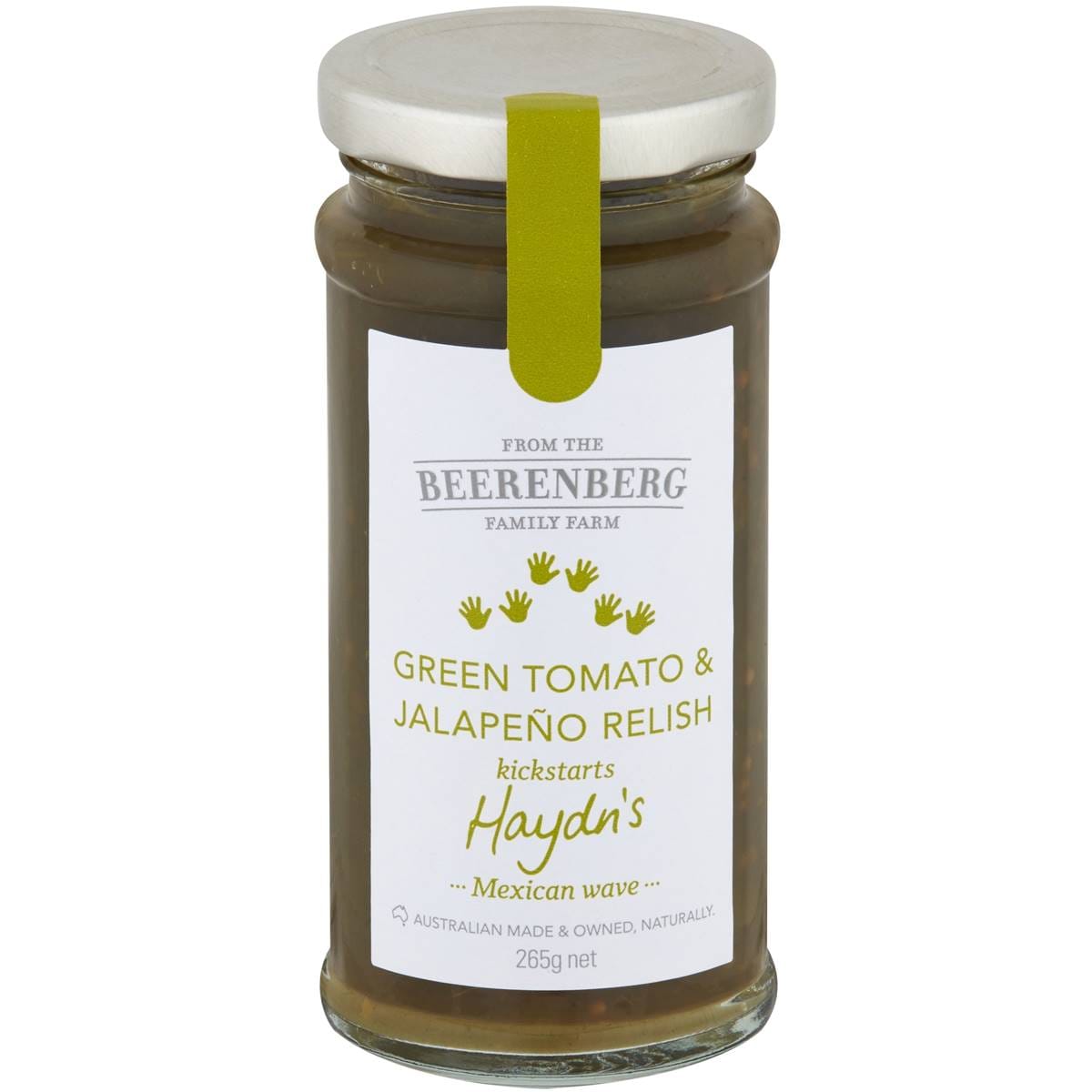 Beerenberg Green Tomato & Jalapeno Relish 265g Woolworths