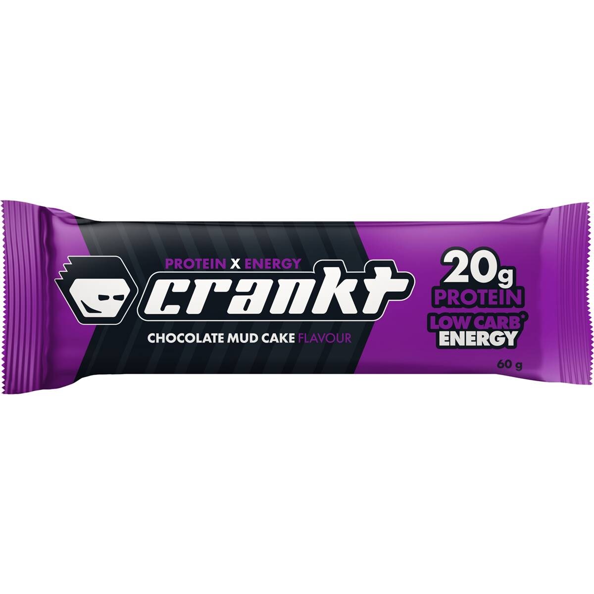 Crankt Protein + Energy Bar Chocolate Mud Cake 60g Woolworths
