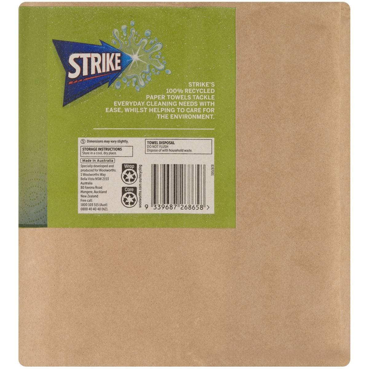 strike-paper-towels-100-recycled-paper-3-ply-2-pack-woolworths