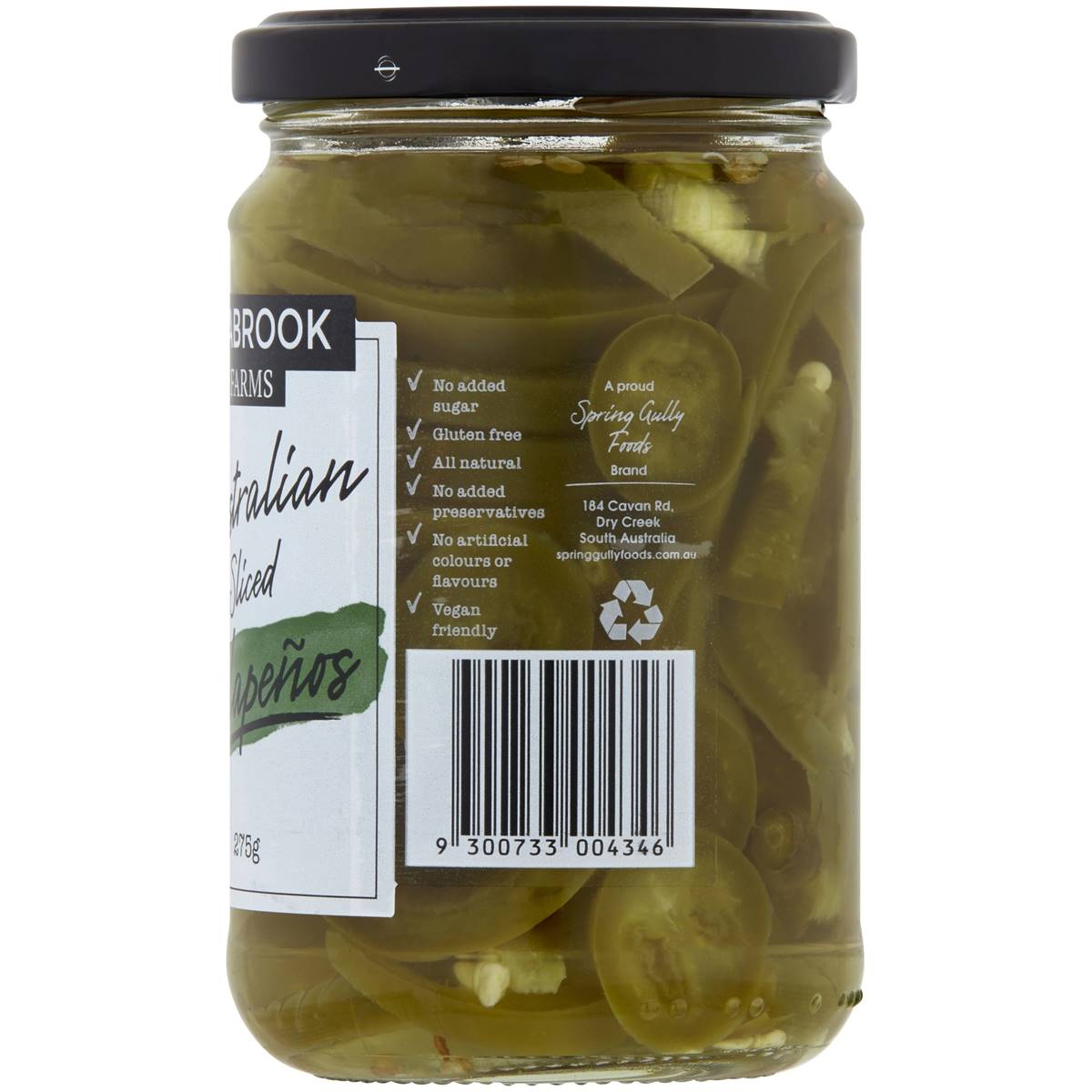 Leabrook Farms Australian Sliced Jalapenos 275g Woolworths