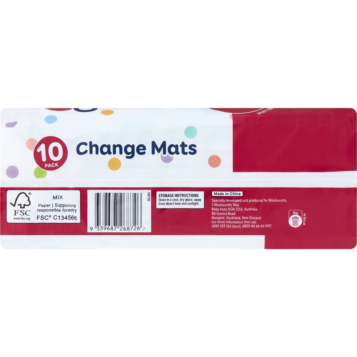 Little One's Change Mats 10 Pack Woolworths