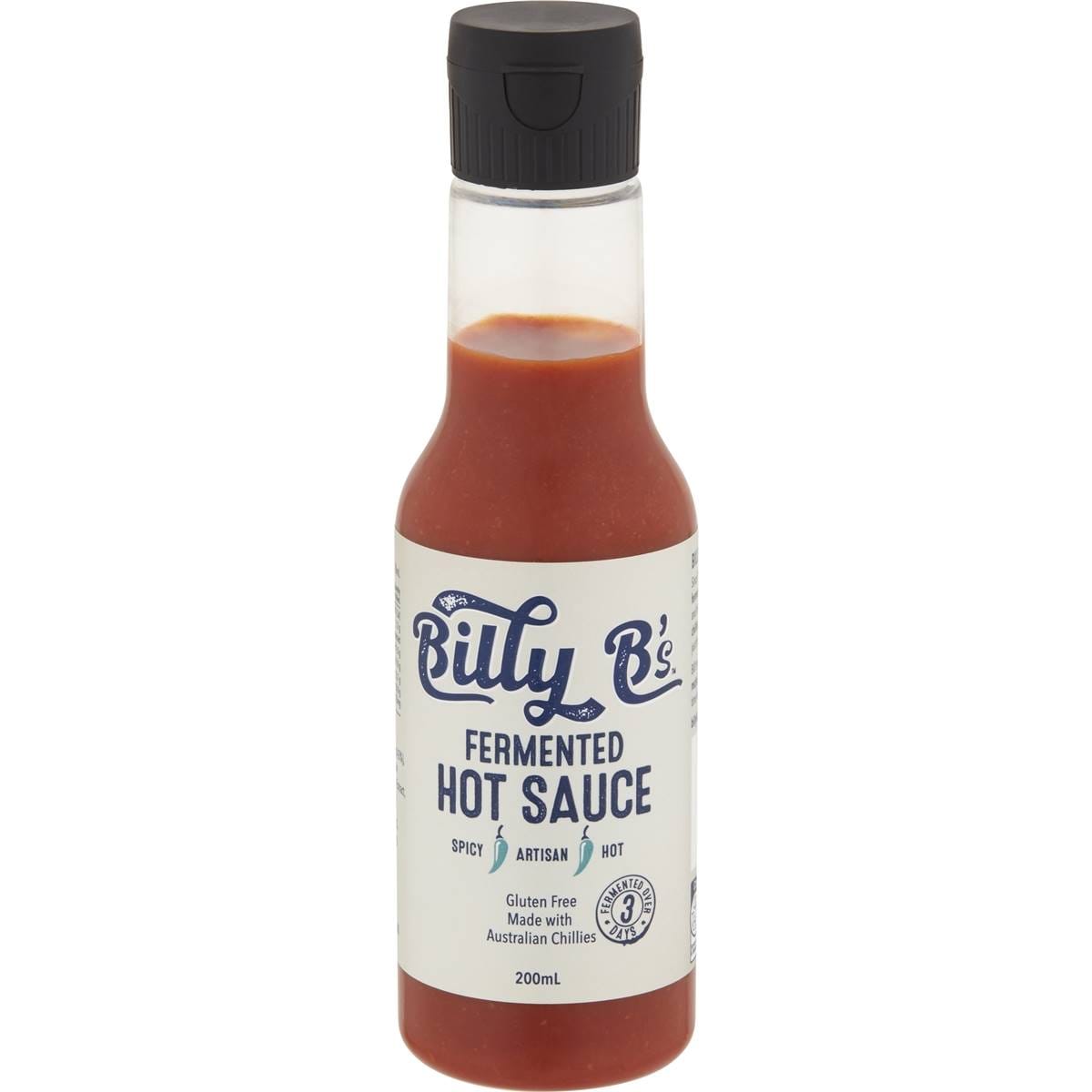Billy B's Fermented Hot Sauce 200ml Woolworths