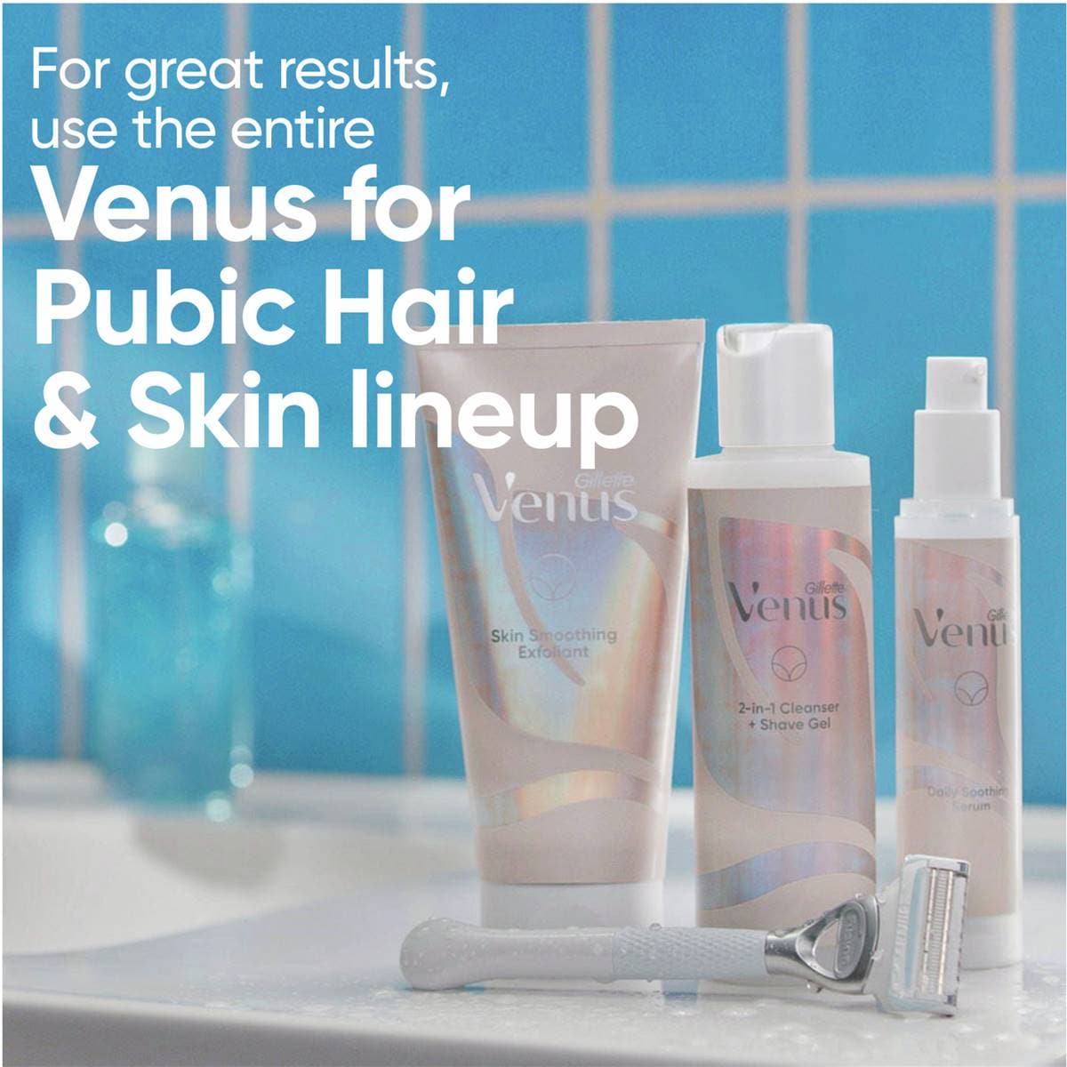 Venus Skin Smoothing Exfoliant For Pubic Hair & Skin 177ml Woolworths