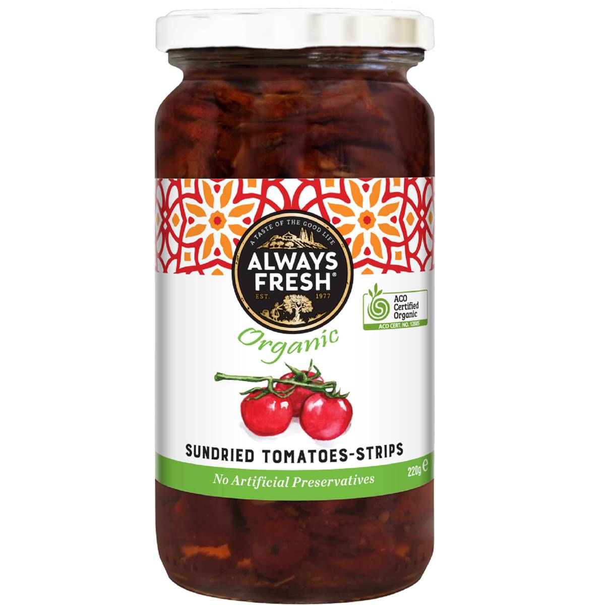 Always Fresh Organic Sundried Tomatoes Strips 220g Woolworths