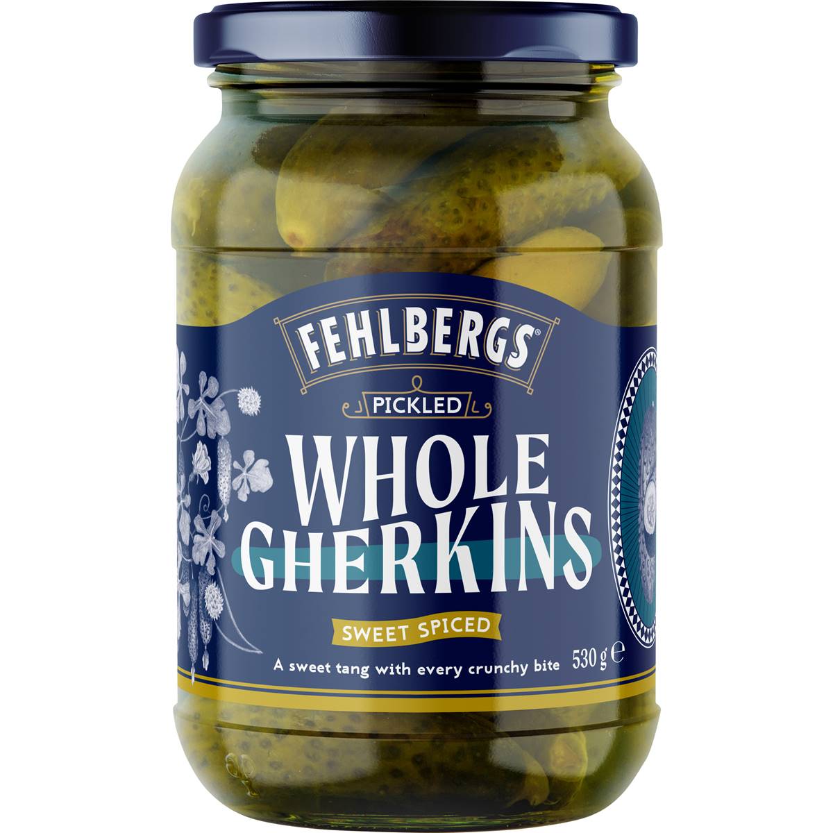 Fehlbergs Crunchy Sweet Spiced Gherkins Original Recipe 530g Woolworths