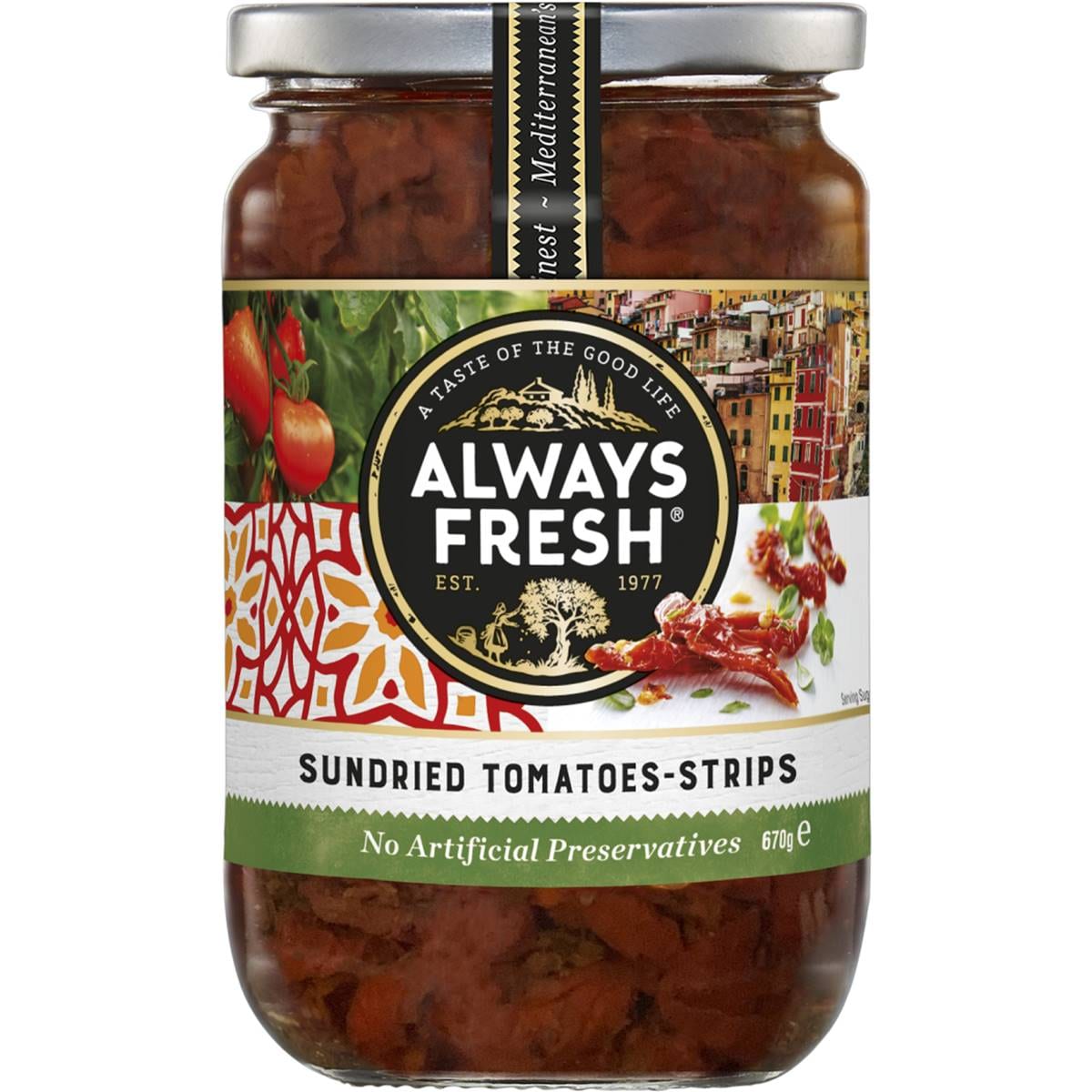 Always Fresh Sundried Tomatoes Strips 670g Woolworths