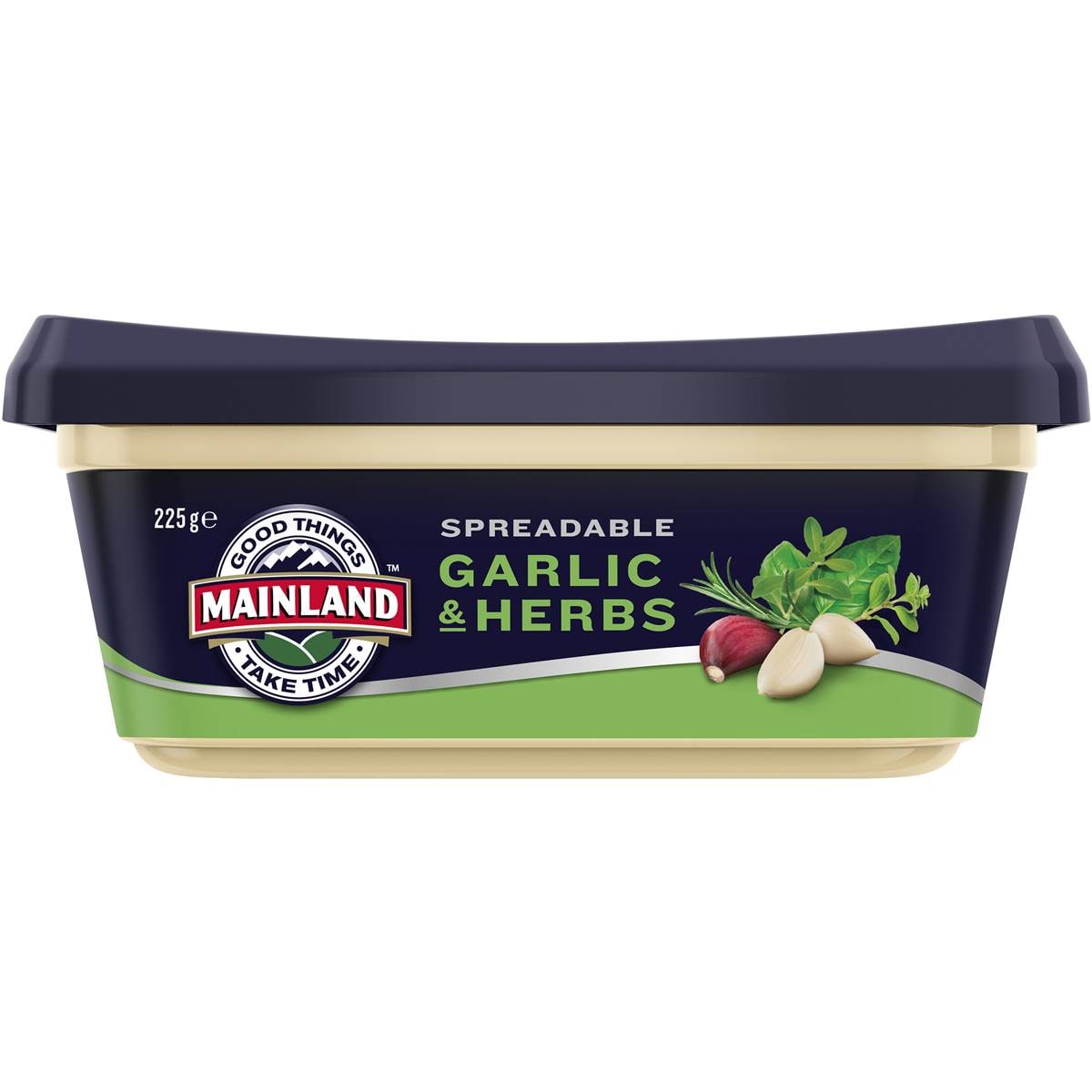 Mainland Spreadable Garlic & Herbs Butter Blend 225g Woolworths