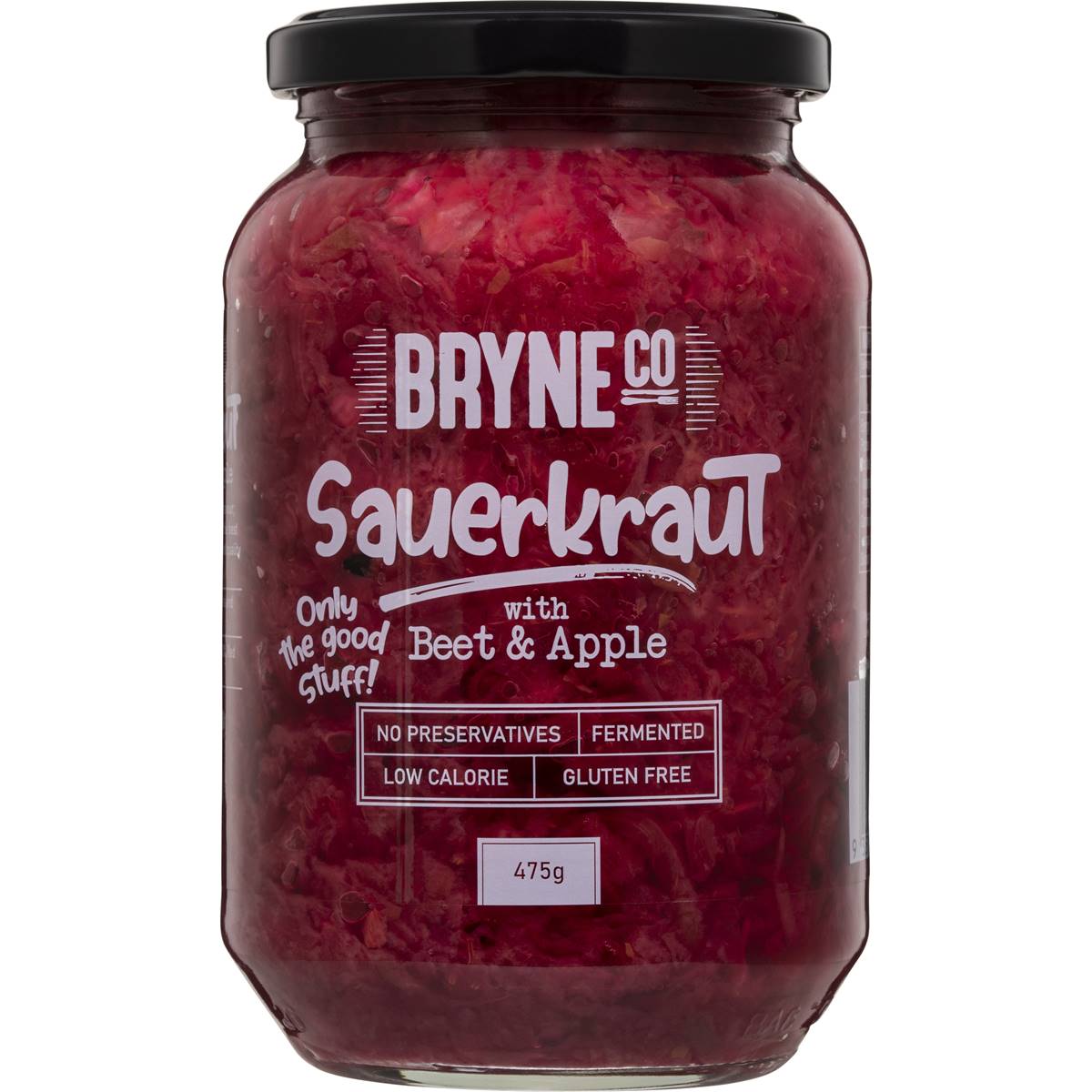 Bryne Co Sauerkraut With Beet & Apple 475g Woolworths