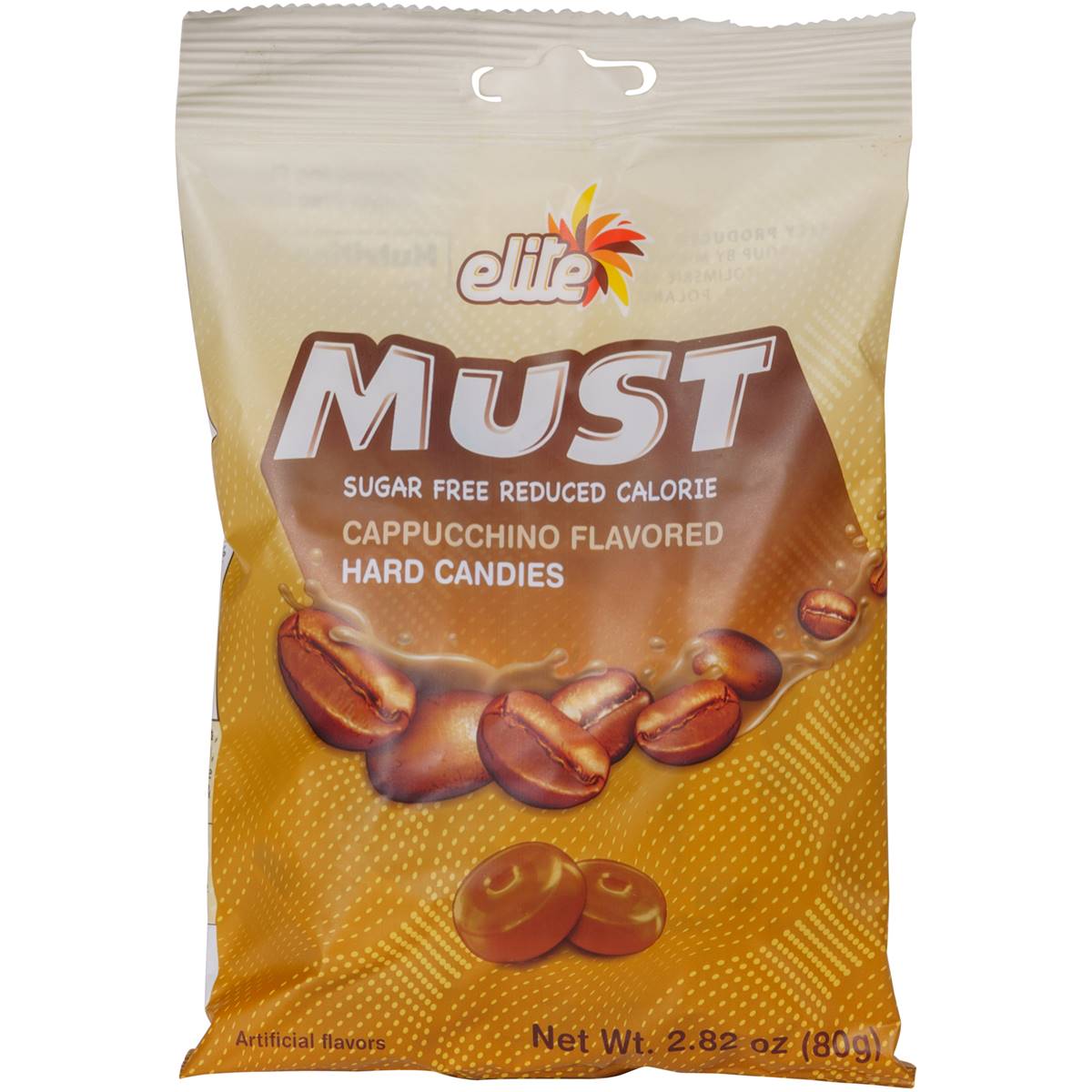 Elite Must Sugar Free Cappucchino Flavoured Hard Candies 80g | Woolworths