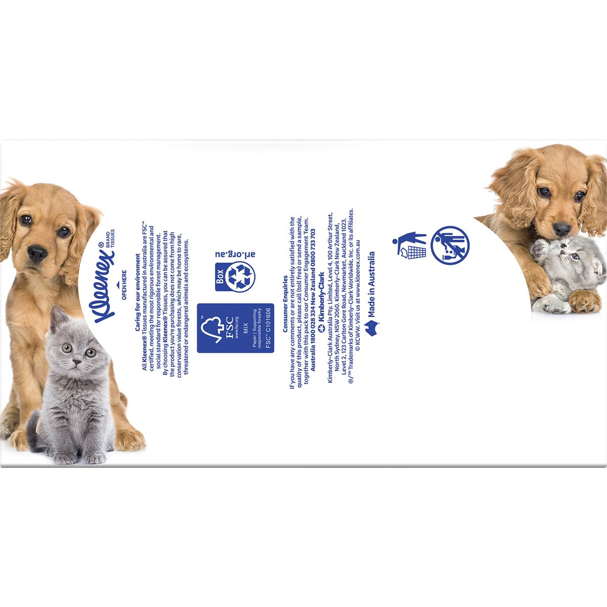 Kleenex Large & Thick 3 Ply Facial Tissues 95 Pack Woolworths