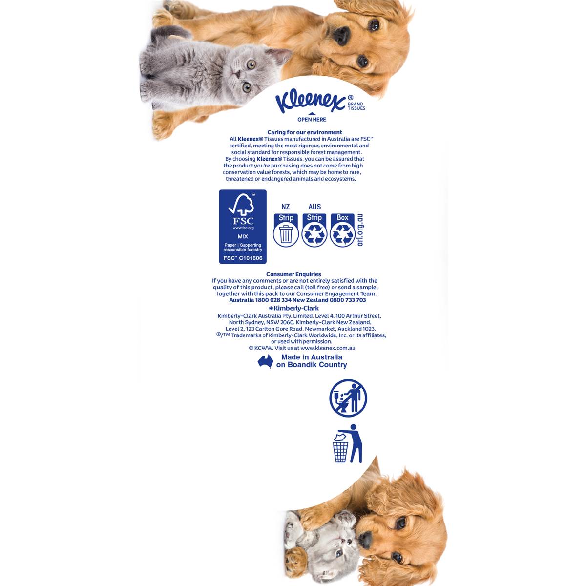 Kleenex Facial Tissues Large & Thick Silk Touch 3ply 95pk Woolworths