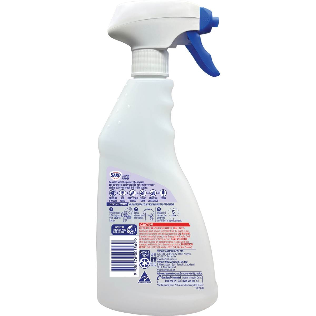 Sard Super Power Stain Remover Spray 420ml Woolworths
