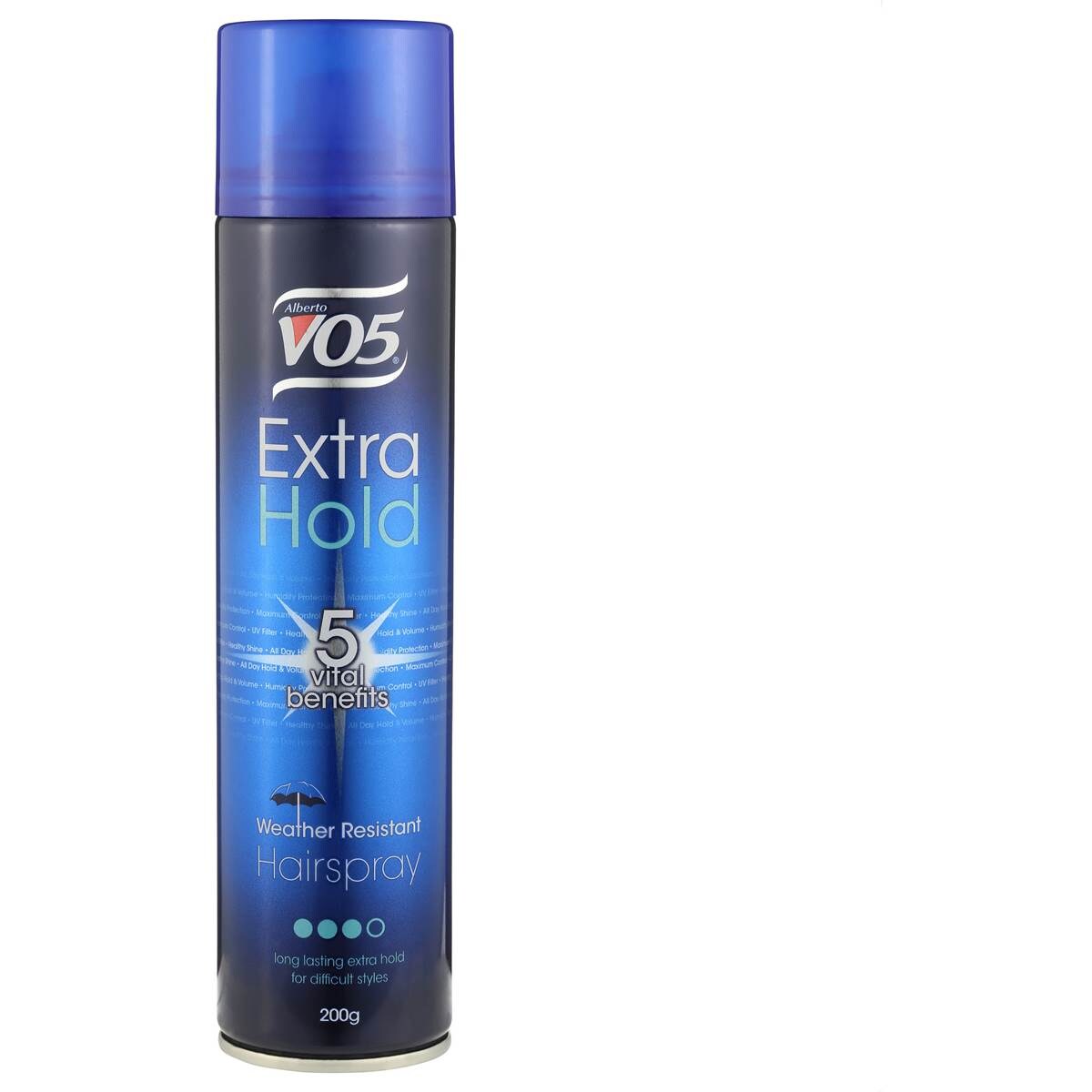 Vo5 Hairspray Extra Hold 200g Woolworths