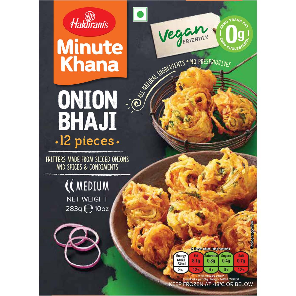 Halidram's Onion Bhaji 283g Woolworths