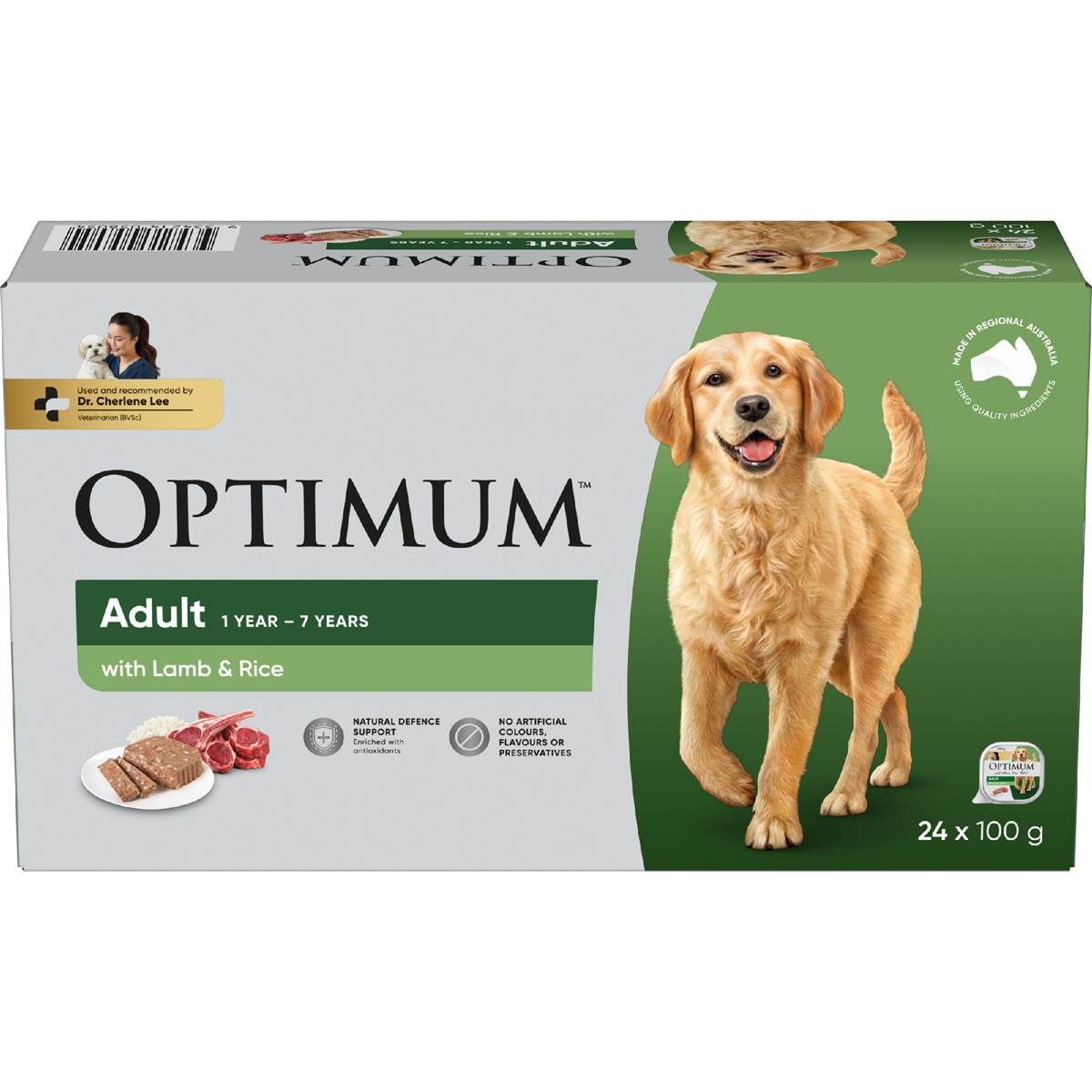 Optimum Lamb & Rice Wet Dog Food 24 Pack Woolworths