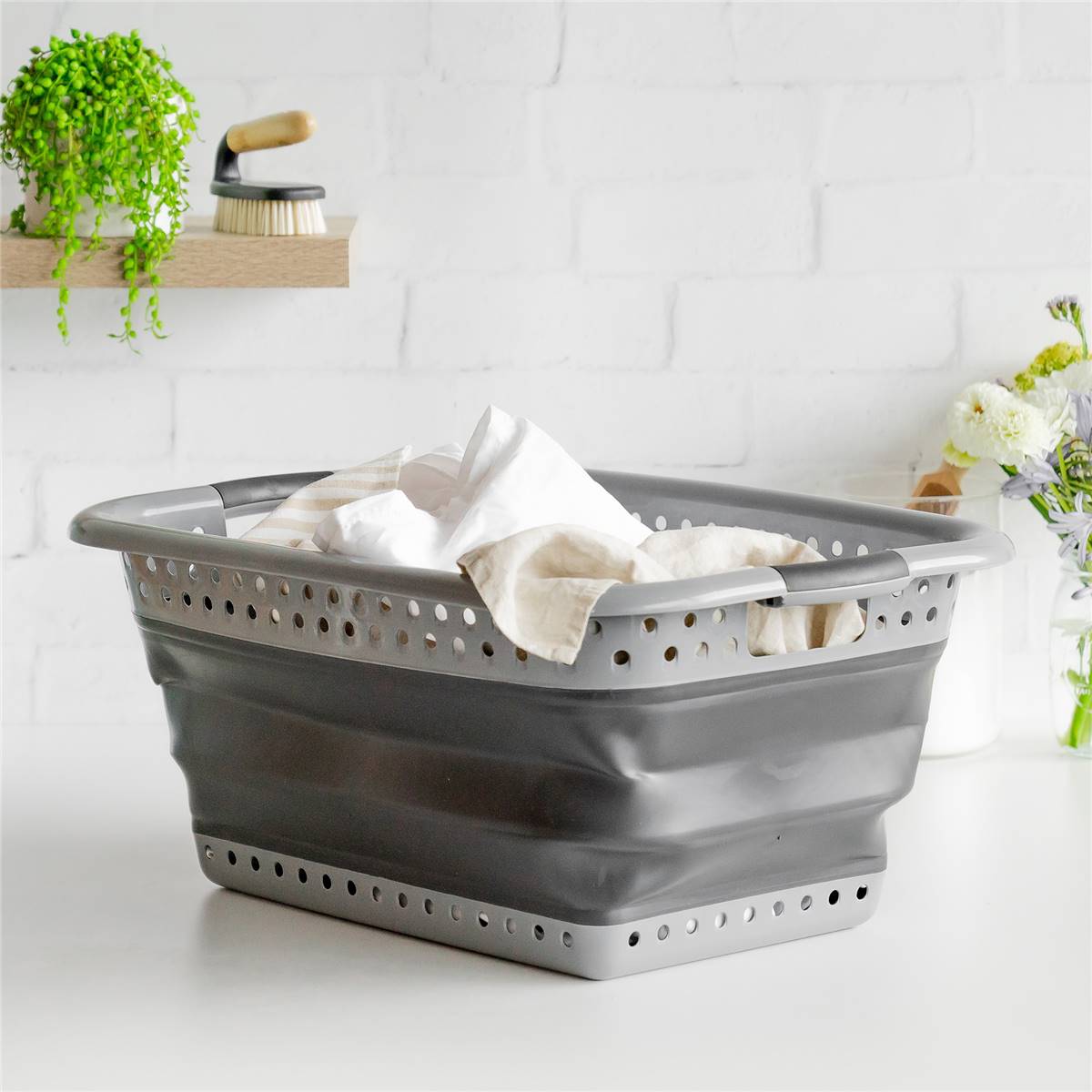 Seymours Collapsible Laundry Basket 37l Woolworths