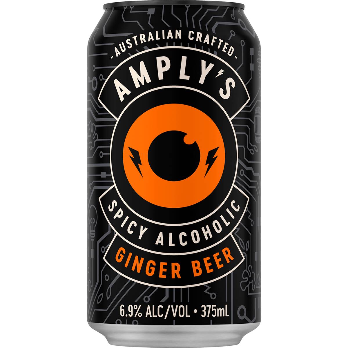 Amply's Ginger Beer Can 375ml Woolworths